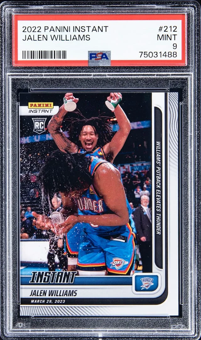 2022-23 Panini Jalen Williams Cards Instant #212 card image