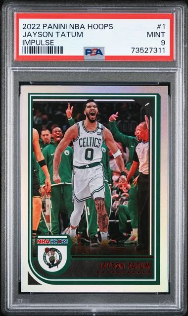 2022-23 Panini Jayson Tatum NBA Hoops Impulse #1 card image