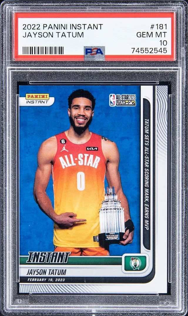 2022-23 Panini Jayson Tatum Instant #181 card image