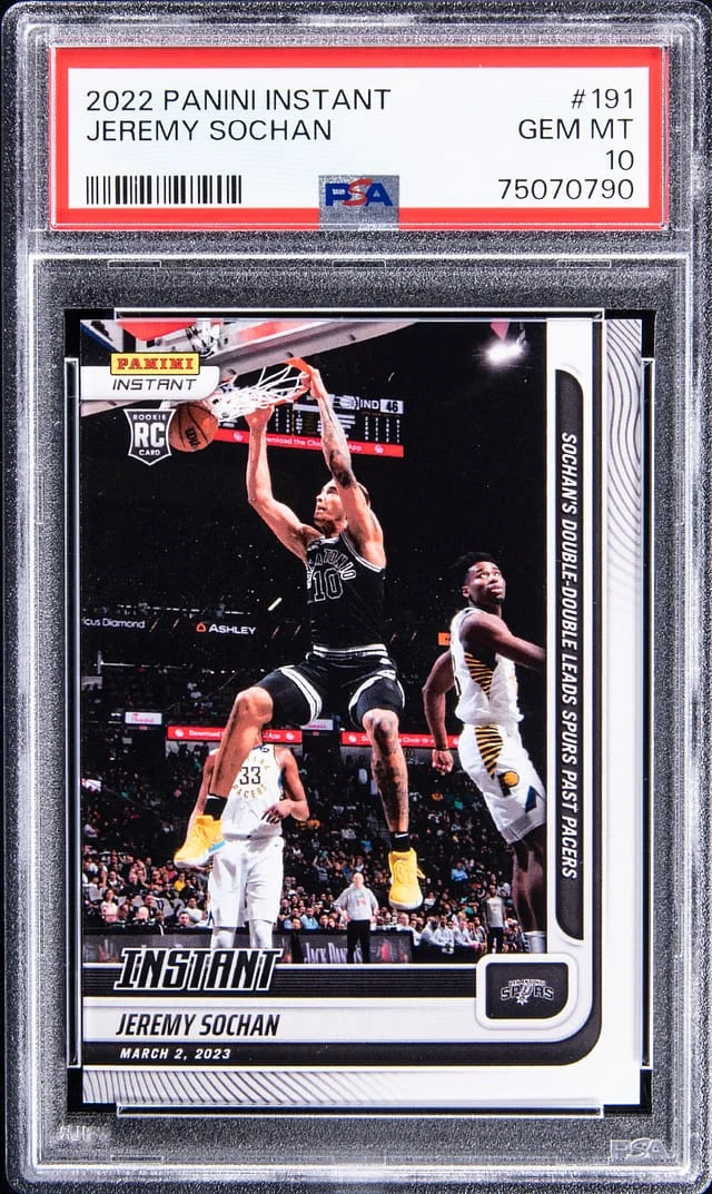 2022-23 Panini Jeremy Sochan Instant #191 card image
