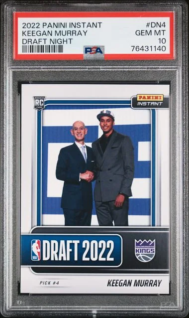 2022-23 Panini Keegan Murray (/1548) Instant Draft Night #DN4 card image