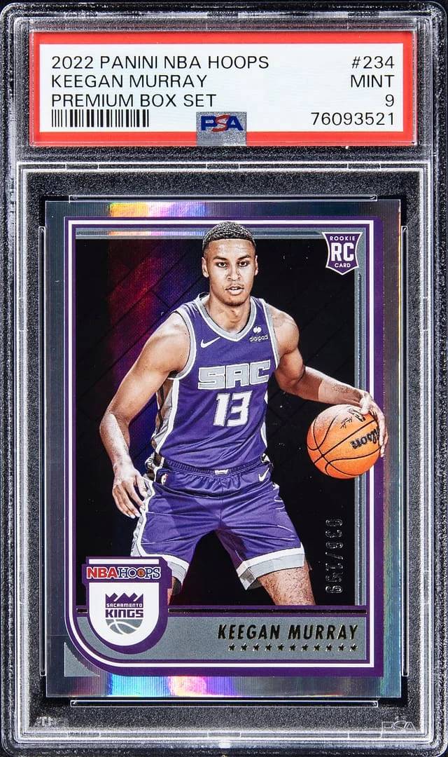 2022-23 Panini Keegan Murray NBA Hoops Premium Box Set #234 card image