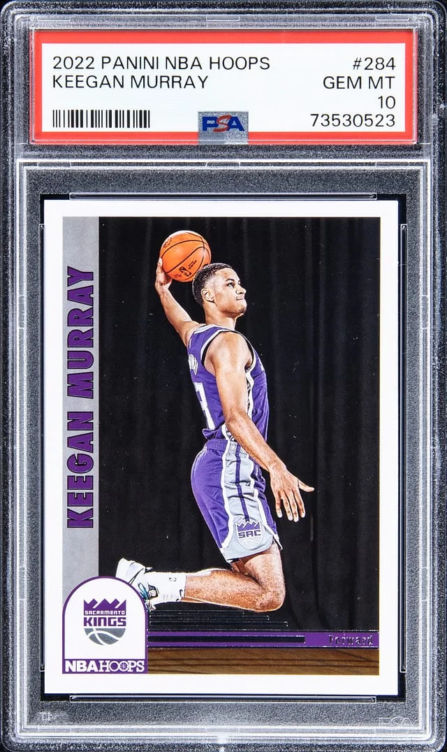 2022-23 Panini Keegan Murray NBA Hoops Silver #284 card image