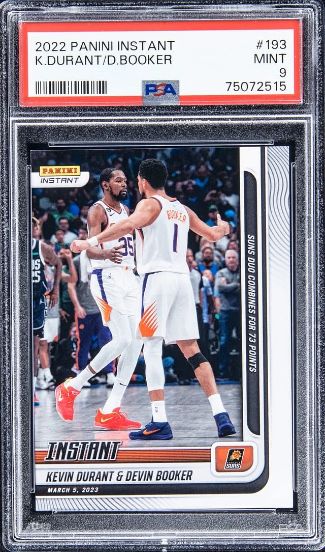 2022-23 Panini Kevin Durant/Devin Booker (/178) Instant #193 card image
