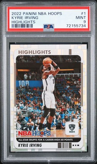 2022-23 Panini Kyrie Irving NBA Hoops Highlights #1 card image
