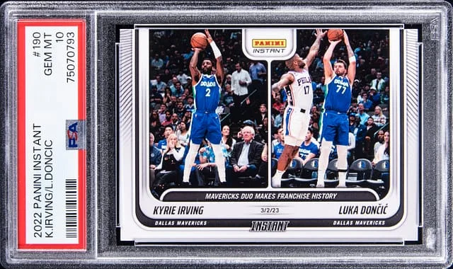 2022-23 Panini Kyrie Irving/Luka Doncic (/434) Instant #190 card image