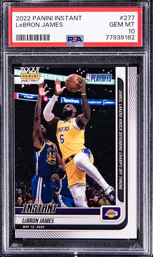 2022-23 Panini LeBron James Instant #277 card image