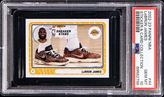 2022-23 Panini LeBron James NBA Sticker & Card Collection #44 card image