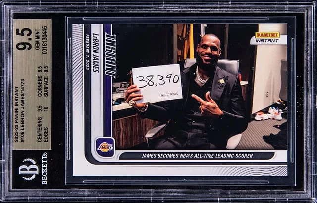 2022-23 Panini LeBron James Instant #61 card image