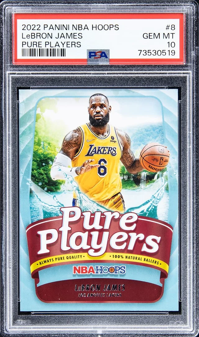 2022-23 Panini LeBron James NBA Hoops Pure Players #8 card image