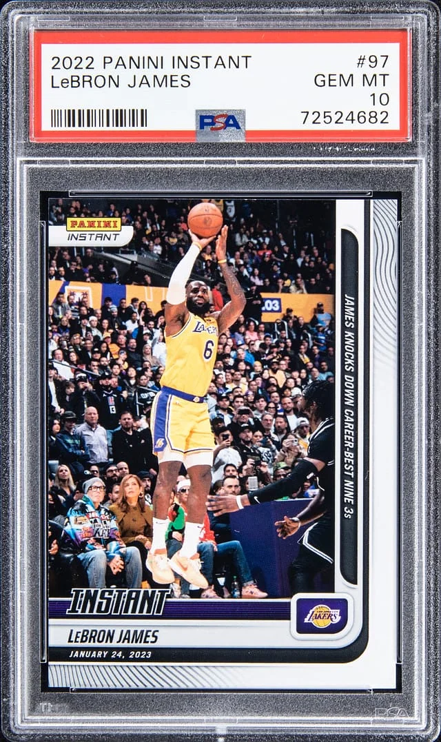 2022-23 Panini LeBron James Instant #97 card image
