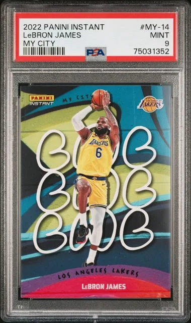 2022-23 Panini LeBron James Instant My City #MY-14 card image