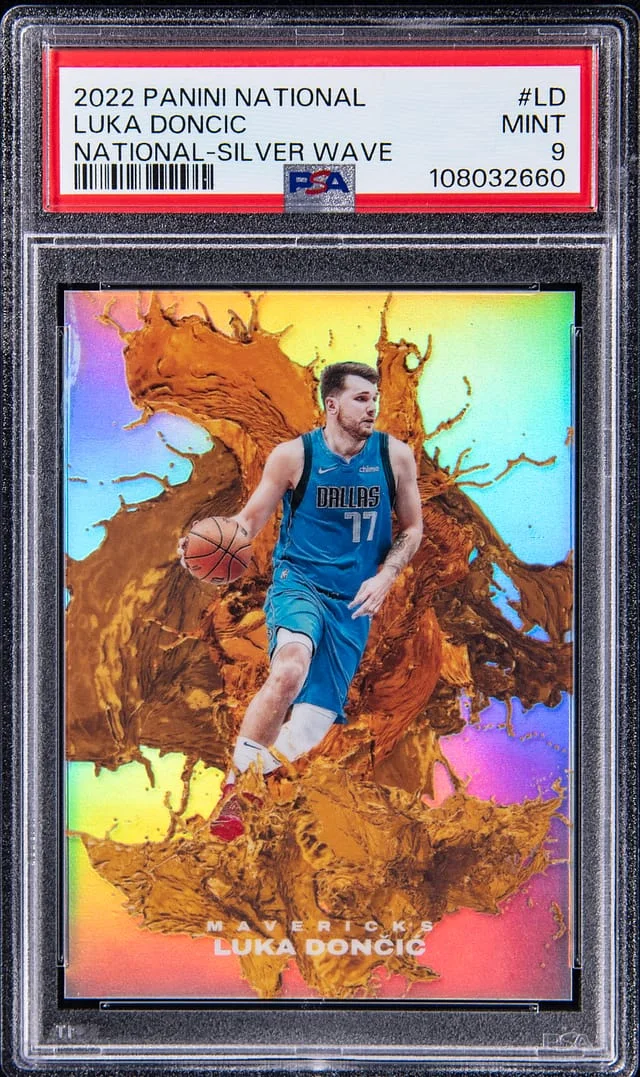 2022-23 Panini Luka Doncic National Silver Wave #LD card image
