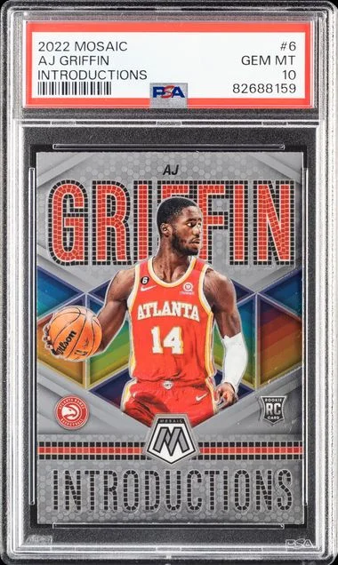 2022-23 Panini Mosaic AJ Griffin Introductions #6 card image