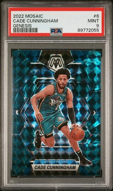 2022-23 Panini Mosaic Cade Cunningham Genesis #6 card image