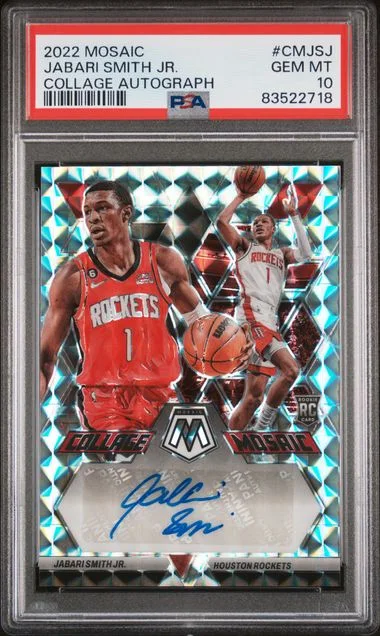 2022-23 Panini Mosaic Jabari Smith Jr. Collage Autographs Mosaic #CM-JSJ card image