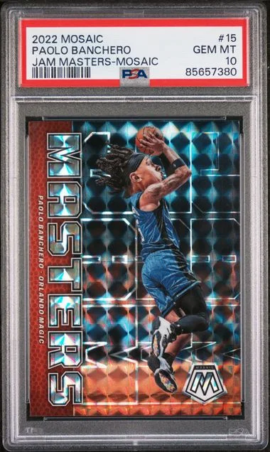 2022-23 Panini Mosaic Paolo Banchero Jam Masters Mosaic #15 card image