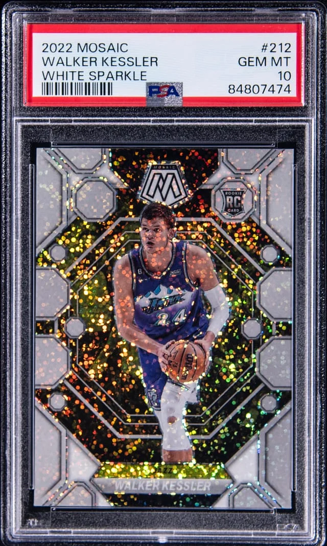 2022-23 Panini Mosaic Walker Kessler White Sparkle #212 card image