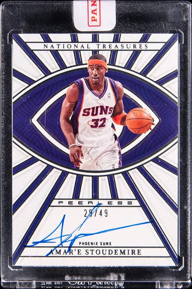 2022-23 Panini National Treasures Amar'e Stoudemire Peerless Signatures #PLS-AMS card image
