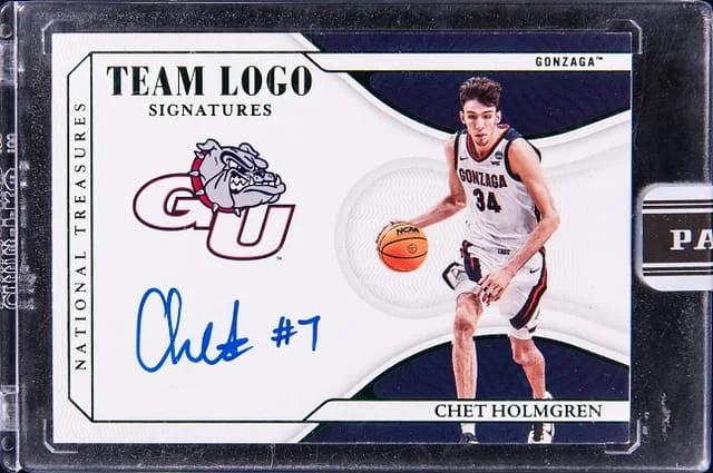 2022-23 Panini National Treasures Chet Holmgren #TL-CHE card image