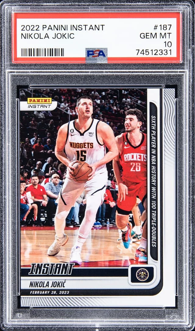 2022-23 Panini Nikola Jokic Instant #187 card image