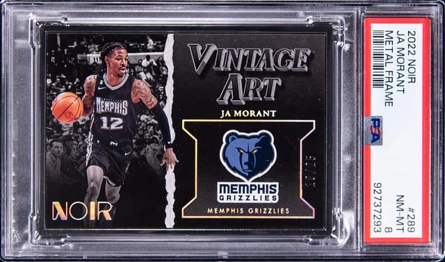 2022-23 Panini Noir Ja Morant Metal Frame #289 card image