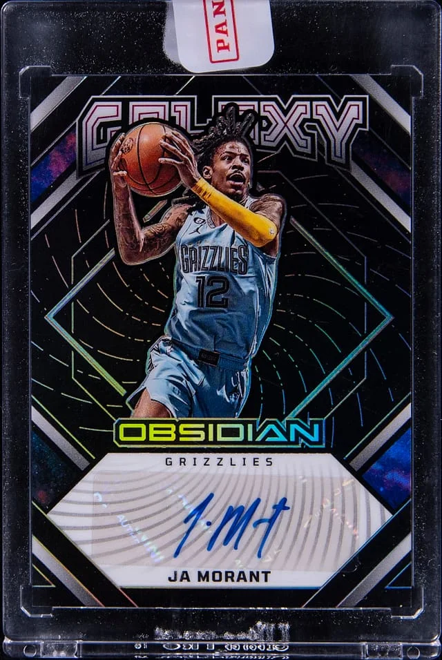 2022-23 Panini Obsidian Ja Morant Galaxy Ink #GI-JAM card image