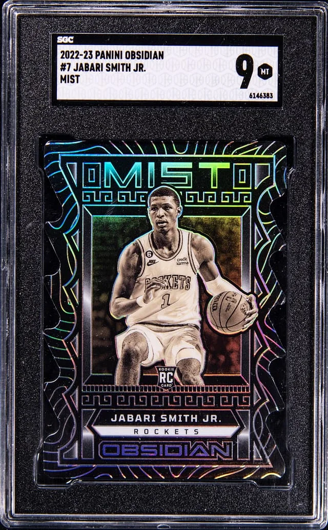 2022-23 Panini Obsidian Jabari Smith Jr Mist #7 card image