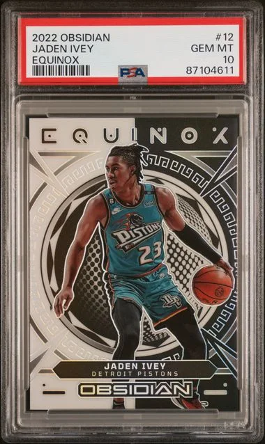 2022-23 Panini Obsidian Jaden Ivey Equinox #12 card image