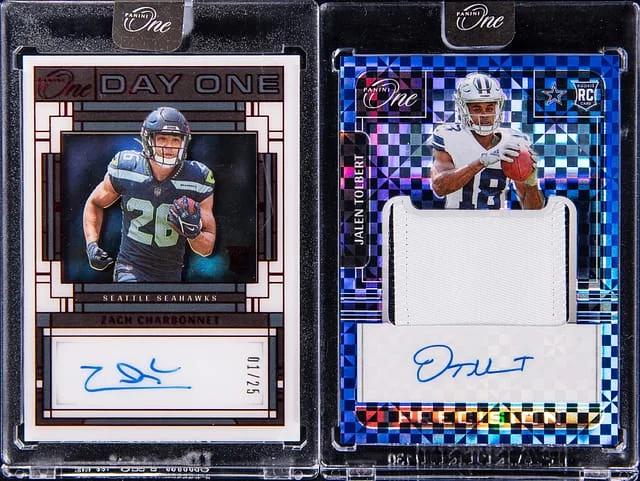 2022-23 Panini One #119/#323 Jalen Tolbert/Zach Charbonnet #no-number card image