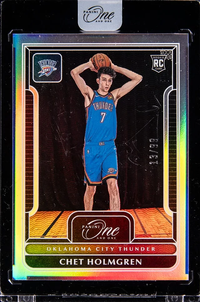 2022-23 Panini One and One Chet Holmgren - Panini Encased #145 card image