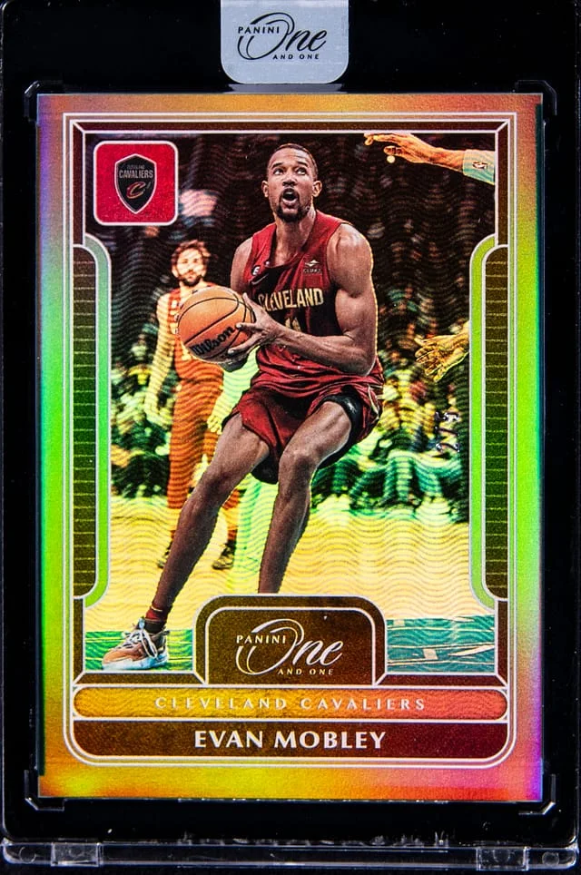 2022-23 Panini One and One Evan Mobley - Panini Encased #21 card image