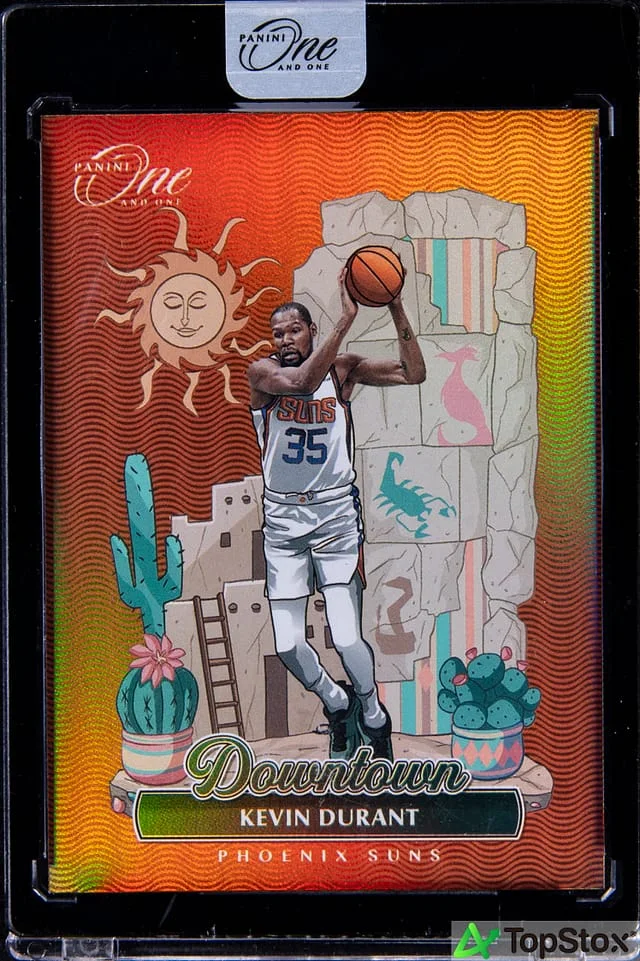2022-23 Panini One and One Kevin Durant - Panini Encased Downtown #7 card image