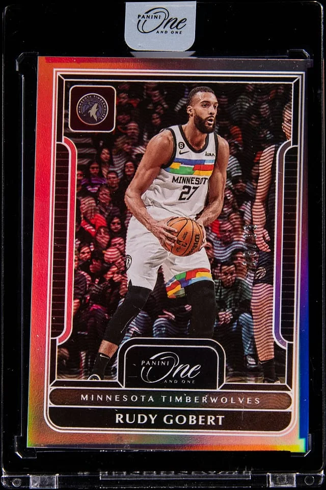 2022-23 Panini One and One Rudy Gobert - Panini Encased #30 card image