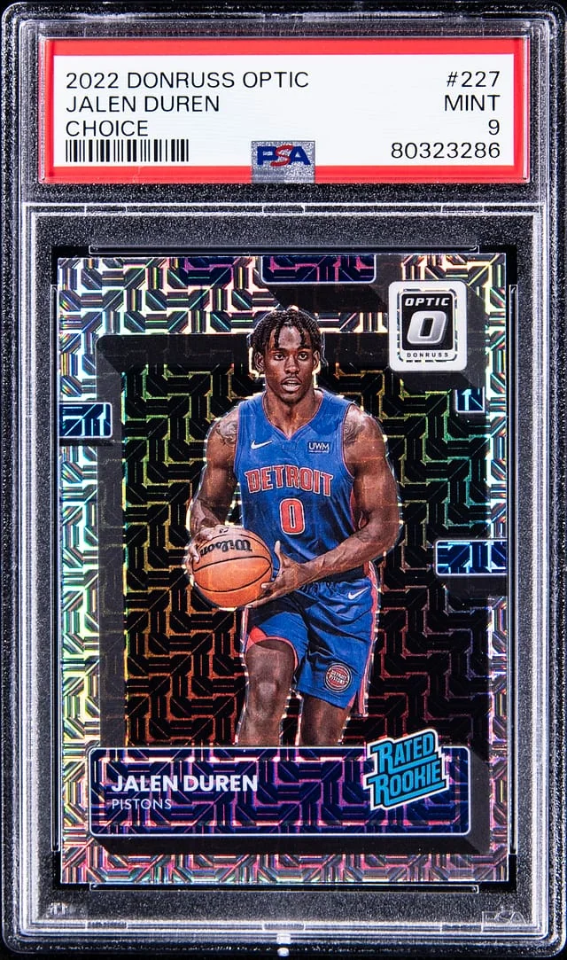 2022-23 Panini Optic Jalen Duran Choice #227 card image