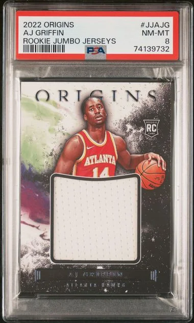 2022-23 Panini Origins AJ Griffin Jumbo Jerseys #JJ-AJG card image