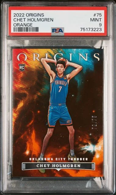 2022-23 Panini Origins Chet Holmgren Orange #75 card image