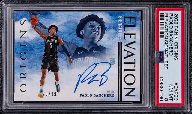 2022-23 Panini Origins Paolo Banchero Elevation Signatures #EA-PBC card image