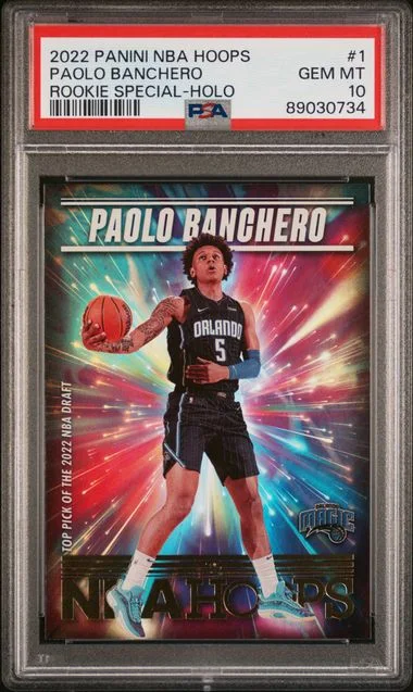 2022-23 Panini Paolo Banchero NBA Hoops Special Holo #1 card image