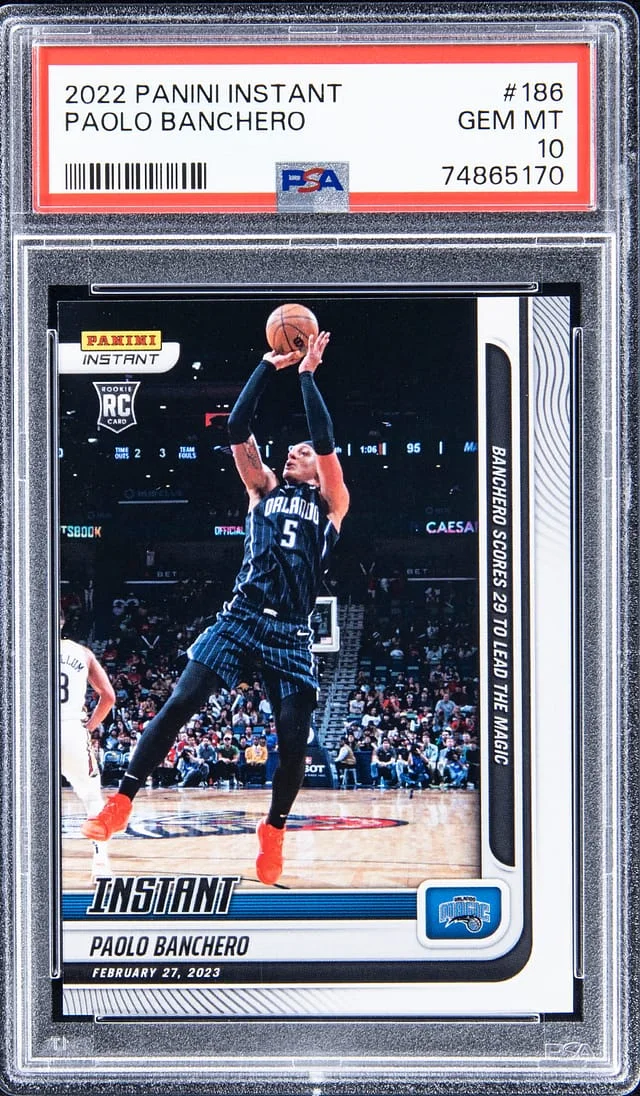 2022-23 Panini Paolo Banchero Instant #186 card image