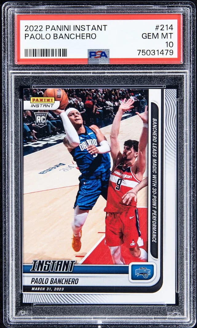 2022-23 Panini Paolo Banchero Instant #214 card image