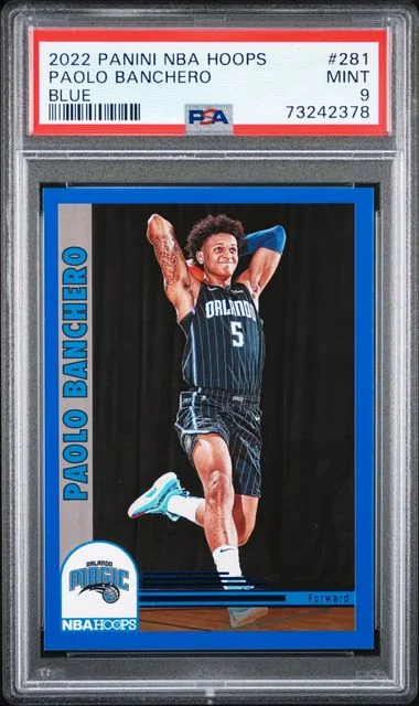 2022-23 Panini Paolo Banchero NBA Hoops Blue #281 card image