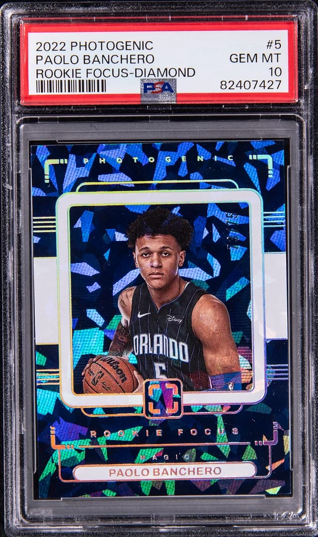 2022-23 Panini Paolo Banchero Photogenic Focus-Diamond #5 card image