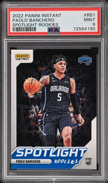 2022-23 Panini Paolo Banchero Instant Spotlight Rookies #RS-1 card image