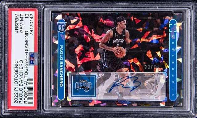 2022-23 Panini Paolo Banchero Photogenic Autograph Diamond #RS-PBM card image