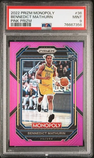 2022-23 Panini Prizm Bennedict Mathurin Monopoly Black #36 card image