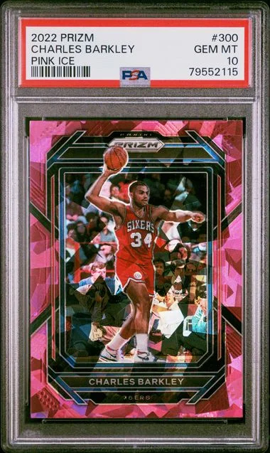 2022-23 Panini Prizm Charles Barkley Pink Ice #300 card image
