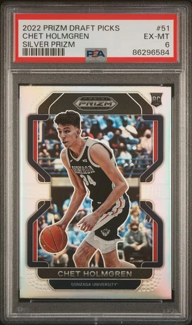 2022-23 Panini Prizm Chet Holmgren Silver Prizm #51 card image