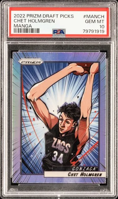 2022-23 Panini Prizm Chet Holmgren Manga #MANCH card image