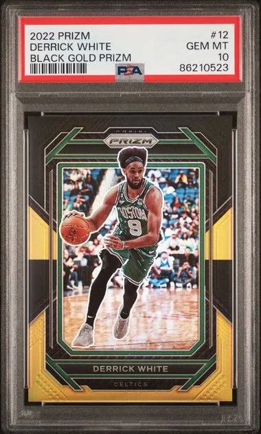 2022-23 Panini Prizm Derrick Black Gold Prizm #12 card image
